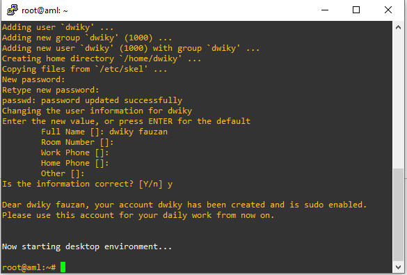 buat user di armbian stb B860H