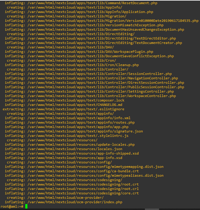 extract nextcloud di stb b860h